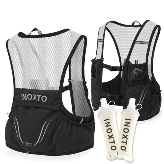 Trail Running Hydration Vest with Soft Flasks