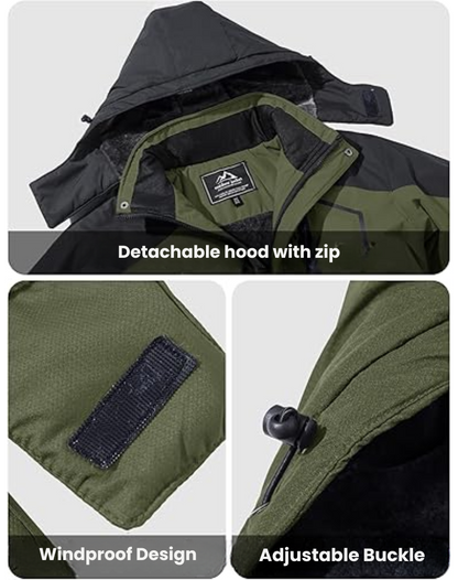 Geïsoleerd outdoor winterjack – winddicht en waterdicht