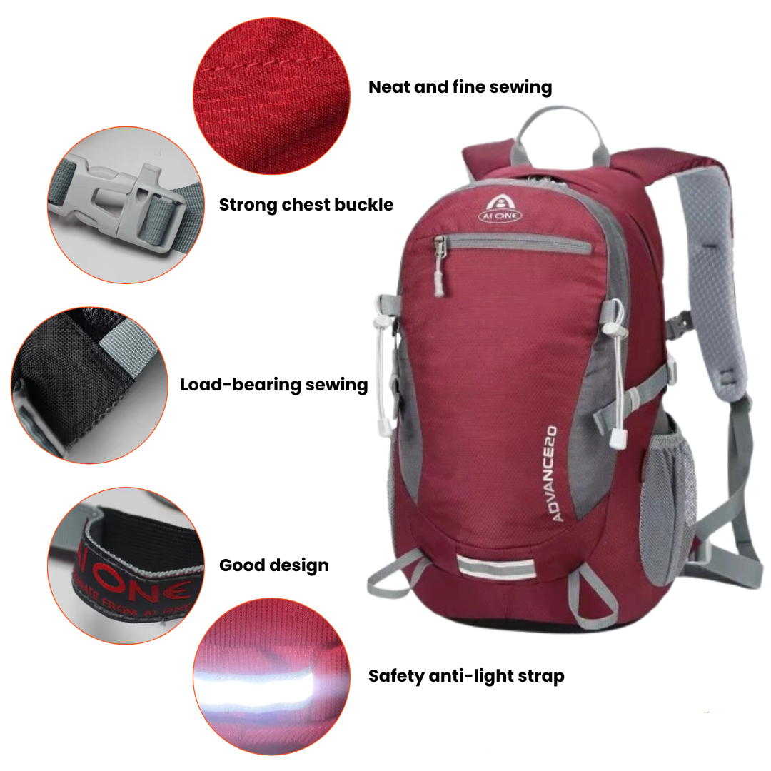 20L Wandelrugzak – Duurzaam en Comfortabel voor Elk Avontuur