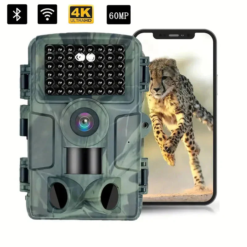 4K Ultra HD Wildlife Camera – 60MP met App-bediening