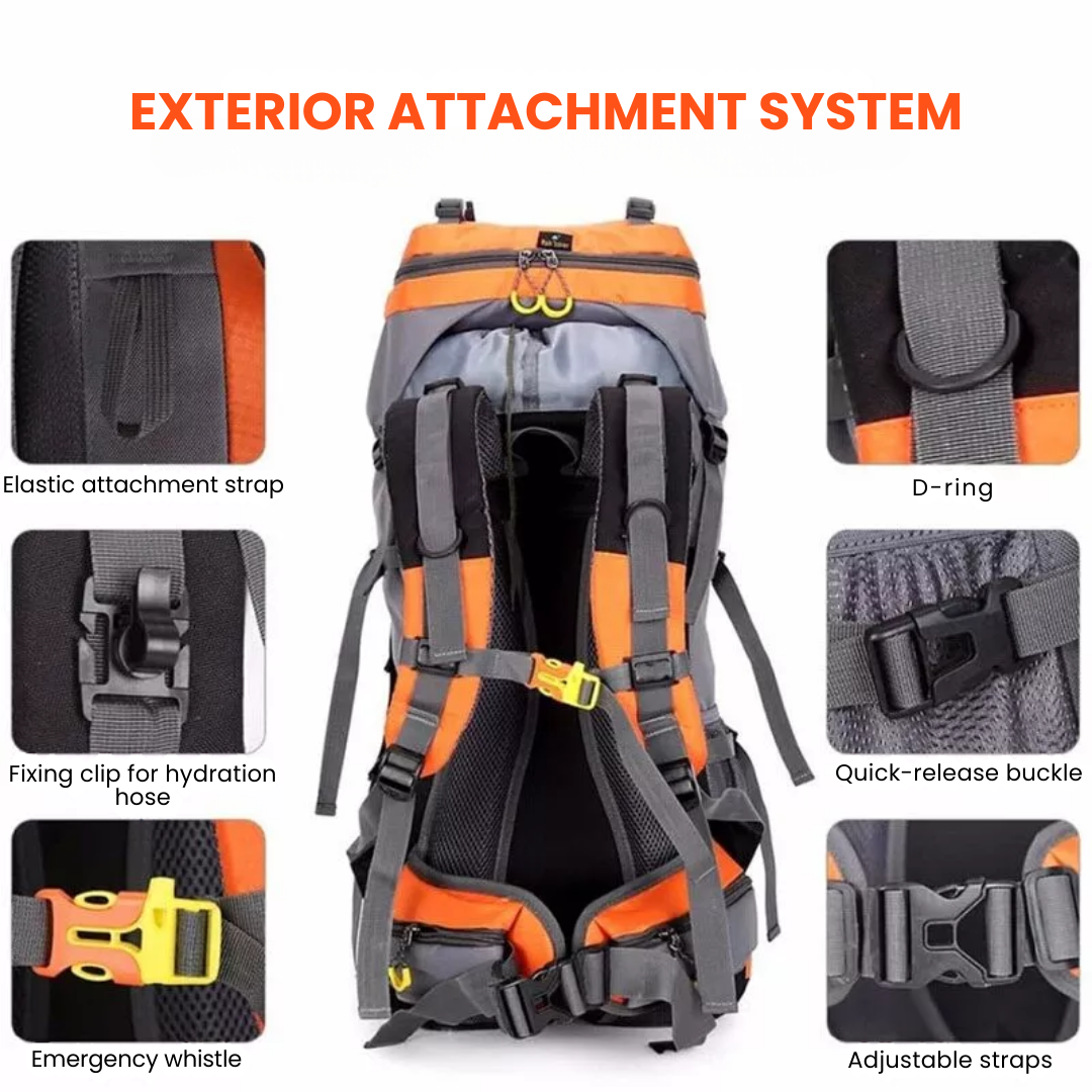 60L Waterdichte Rugzak – Ultieme Outdoor Rugzak voor Alle Avonturen