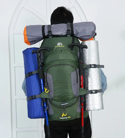 60L Waterdichte Rugzak – Ultieme Outdoor Rugzak voor Alle Avonturen