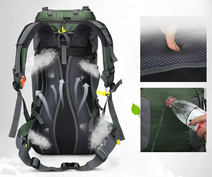 60L Waterdichte Rugzak – Ultieme Outdoor Rugzak voor Alle Avonturen