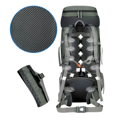 75L Wandelrugzak – Lichtgewicht, Duurzaam & Waterdicht