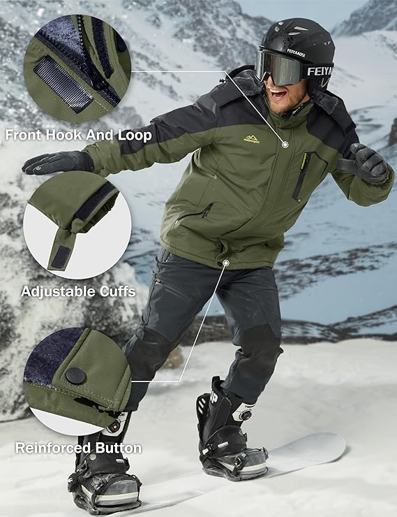 Geïsoleerd outdoor winterjack – winddicht en waterdicht