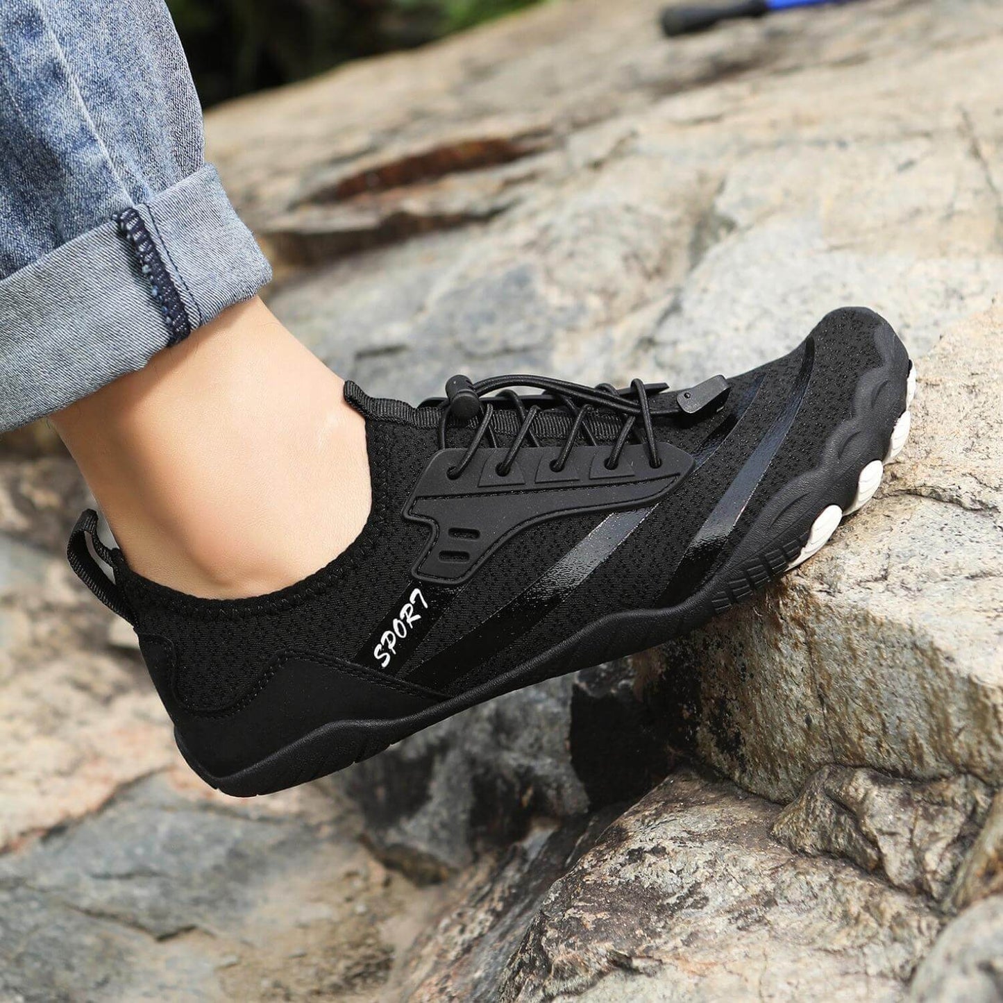 Barefoot brede teenbox zero drop minimalistische schoenen lichtgewicht flexibel