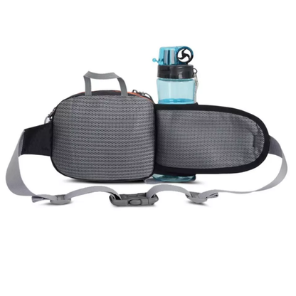 Compacte wandel- & fietsheuptas met waterfleshouder