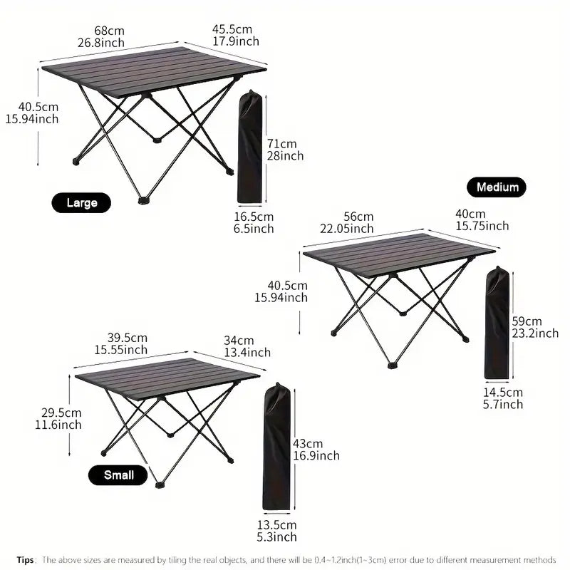 Inklapbare campingtafel – Lichtgewicht & duurzaam voor buitenavonturen