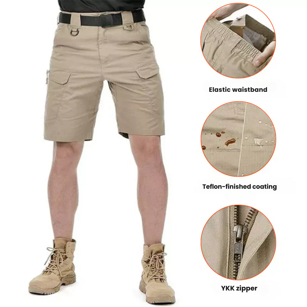 Heren outdoor cargoshorts – duurzaam, rekbaar en sneldrogend