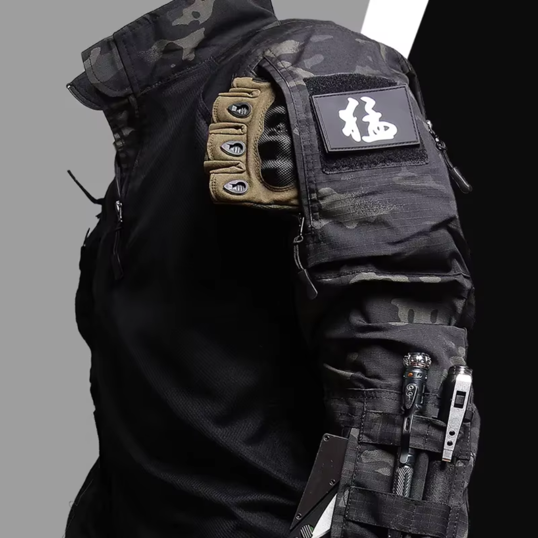 Heren tactische outdoor kleding set – lichtgewicht en weerbestendig
