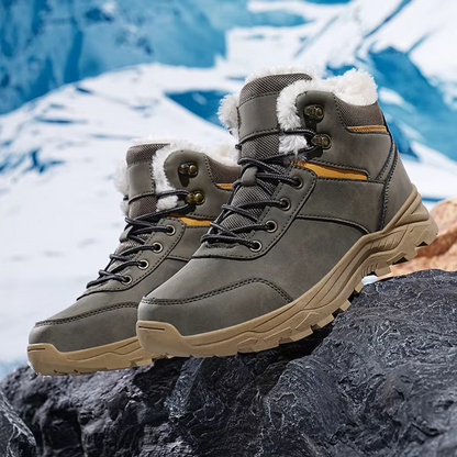 Heren winterwandelschoenen – met zachte voering en waterdicht