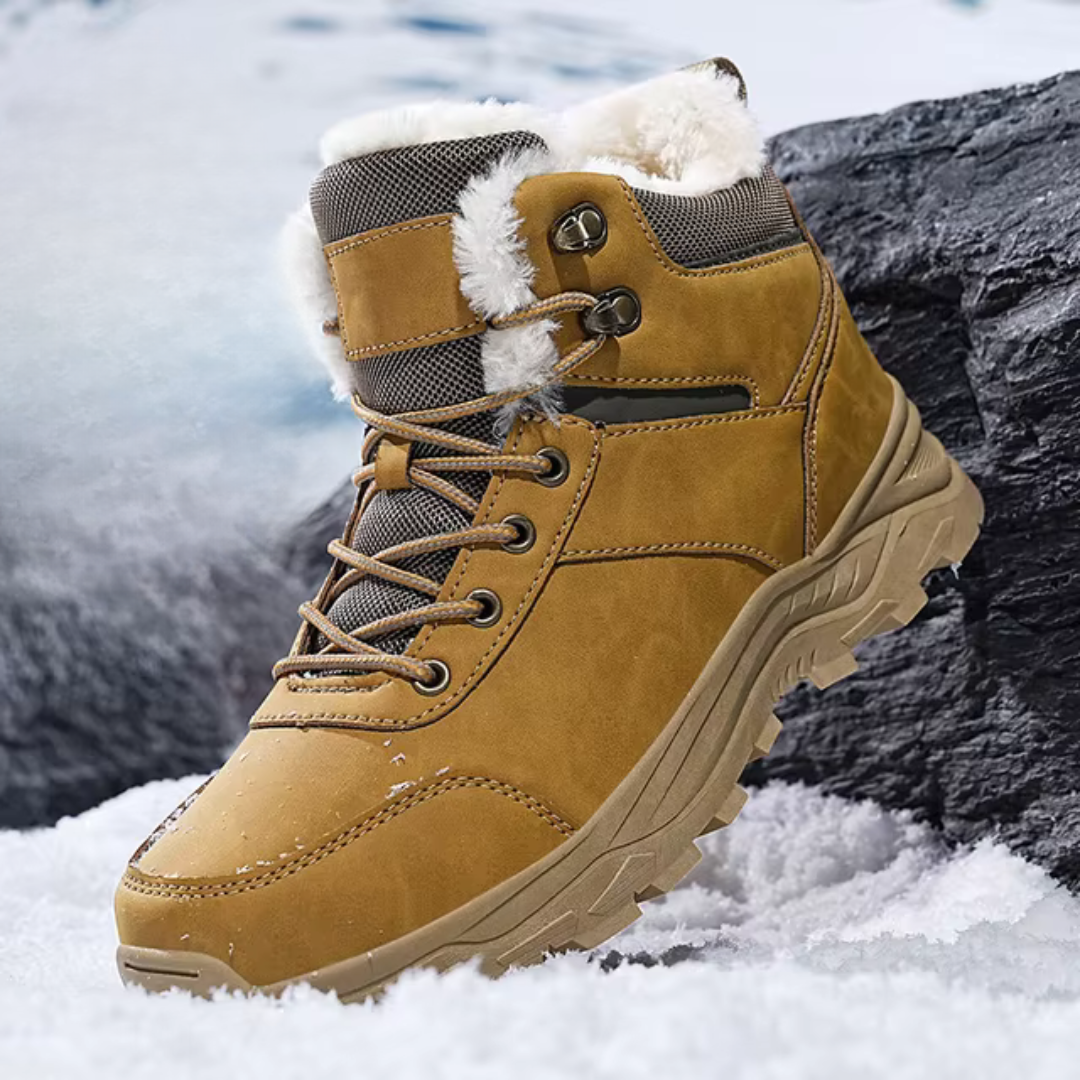 Heren winterwandelschoenen – met zachte voering en waterdicht
