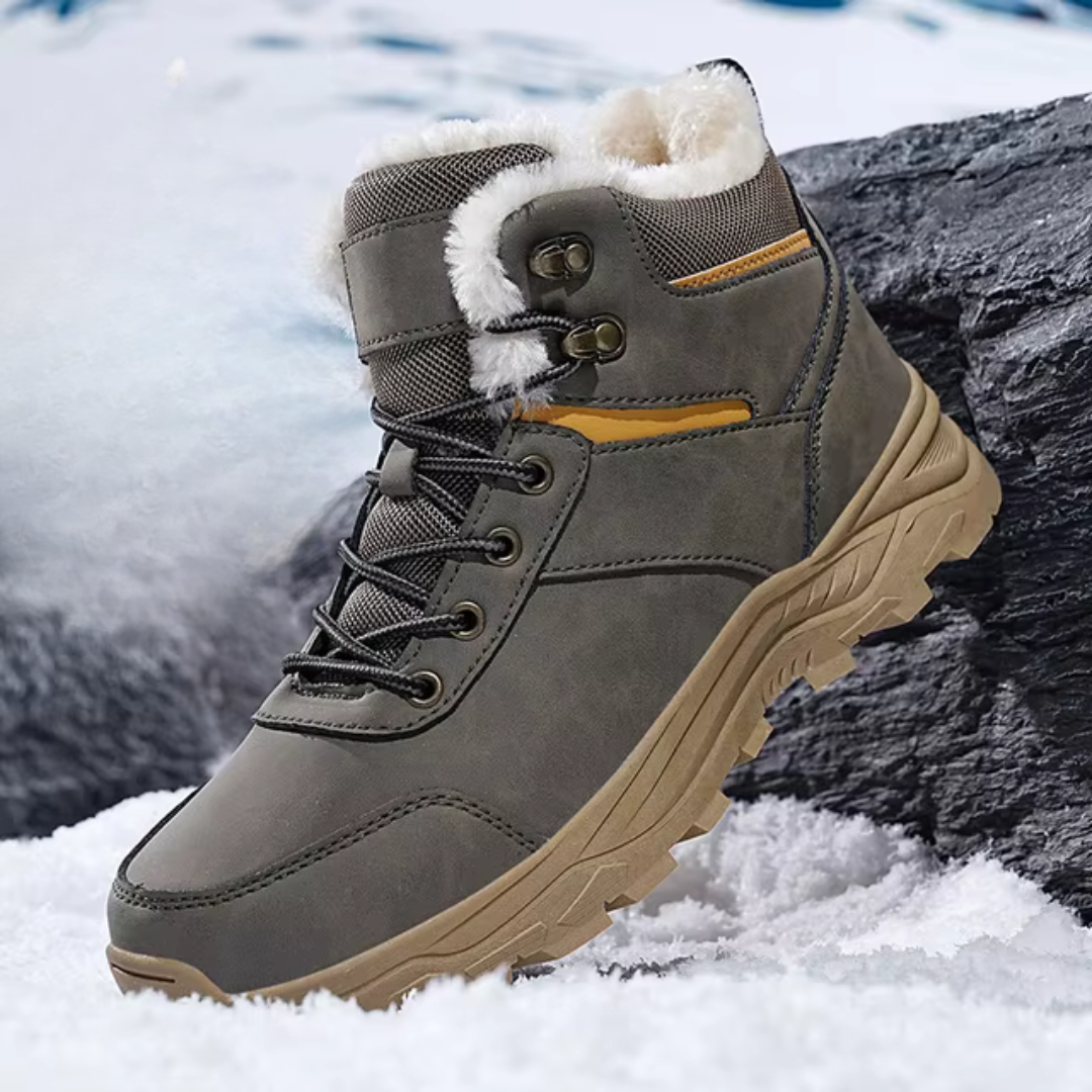 Heren winterwandelschoenen – met zachte voering en waterdicht