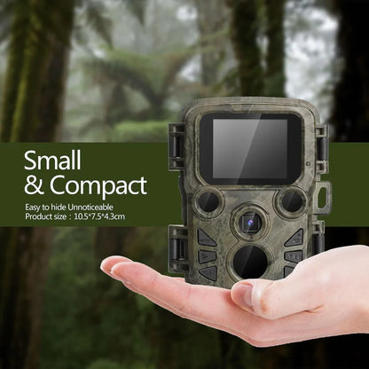 Mini Trail Camera 1080p - Bewegingsgeactiveerde Wildlife & Beveiligingscamera