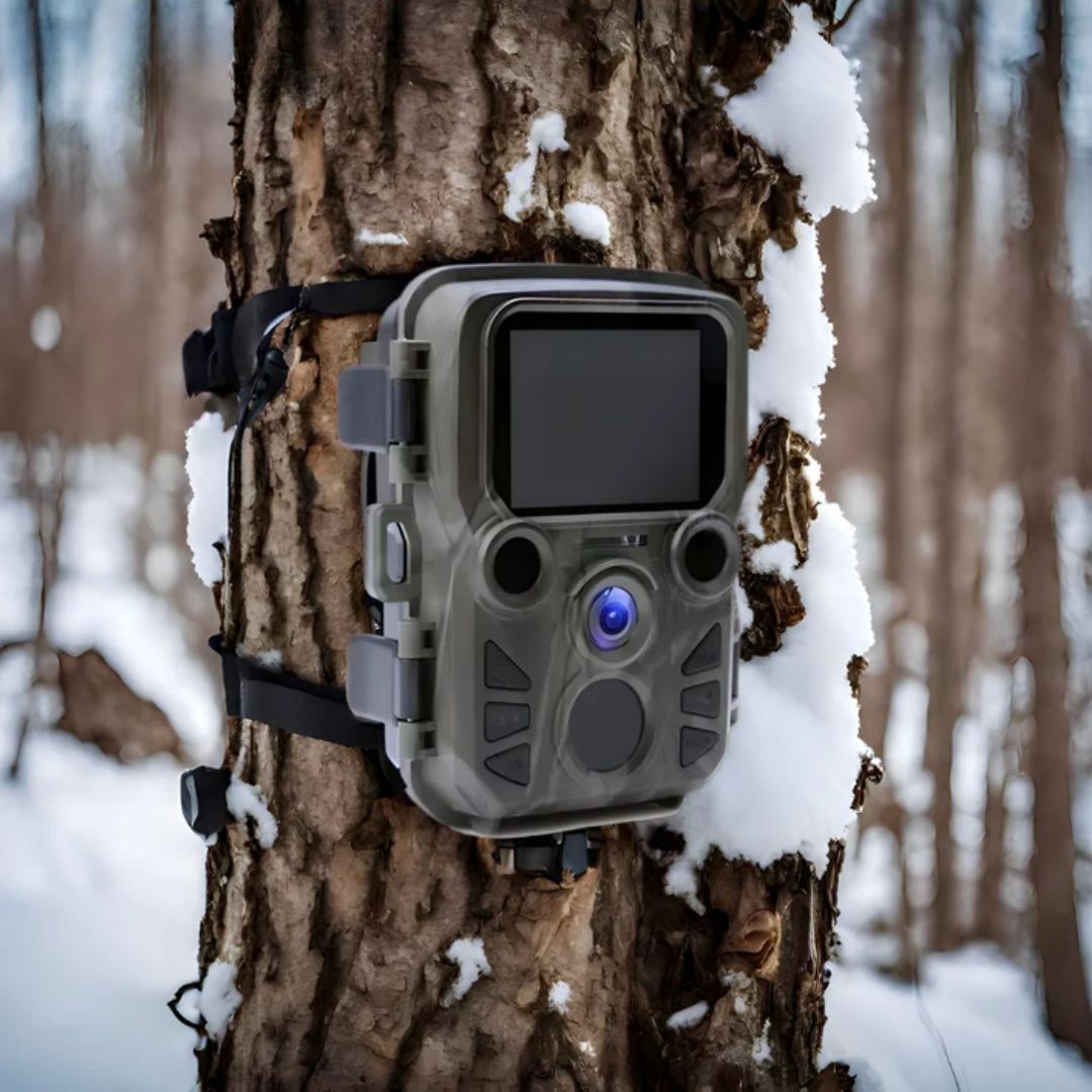 Mini Trail Camera 1080p - Bewegingsgeactiveerde Wildlife & Beveiligingscamera