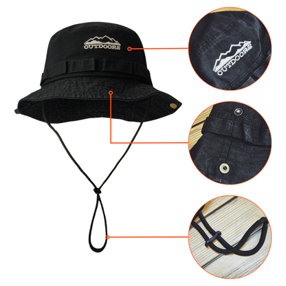 Pro Bucket Hat – Unisex, Perfect voor Buitenactiviteiten