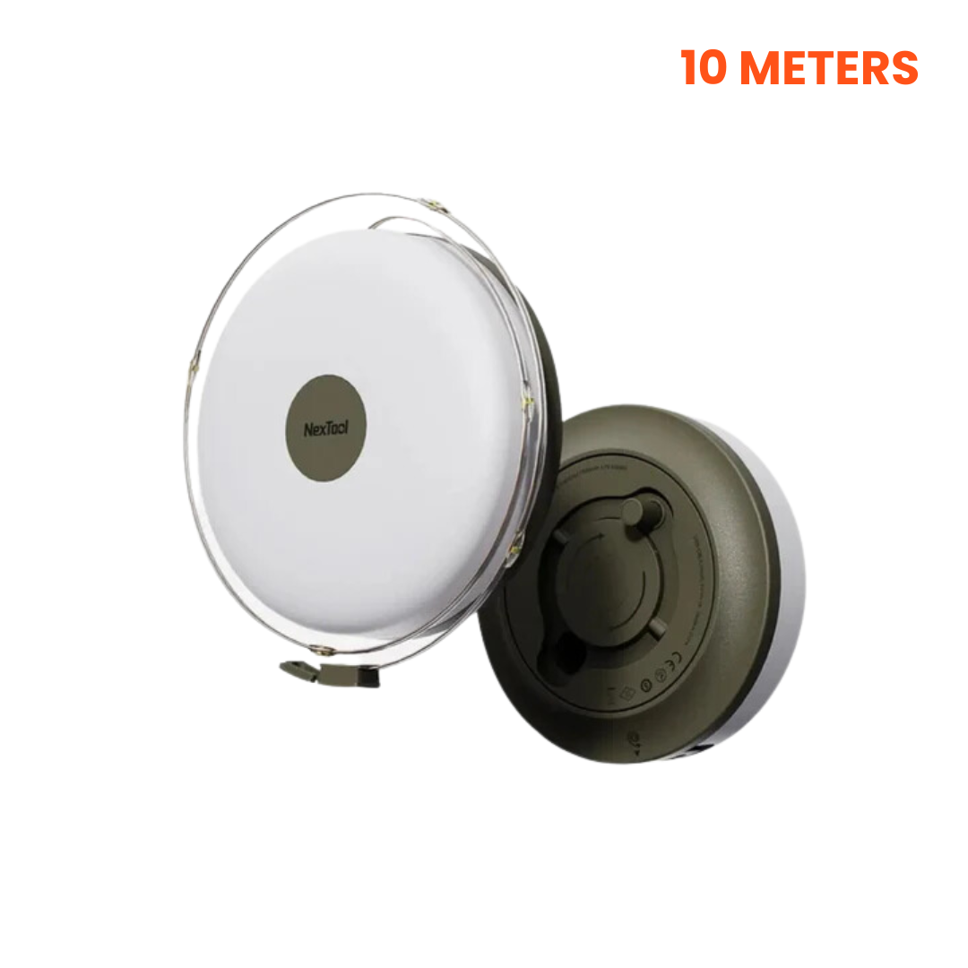 Oprolbare LED campinglamp – 10M USB oplaadbaar waterdicht