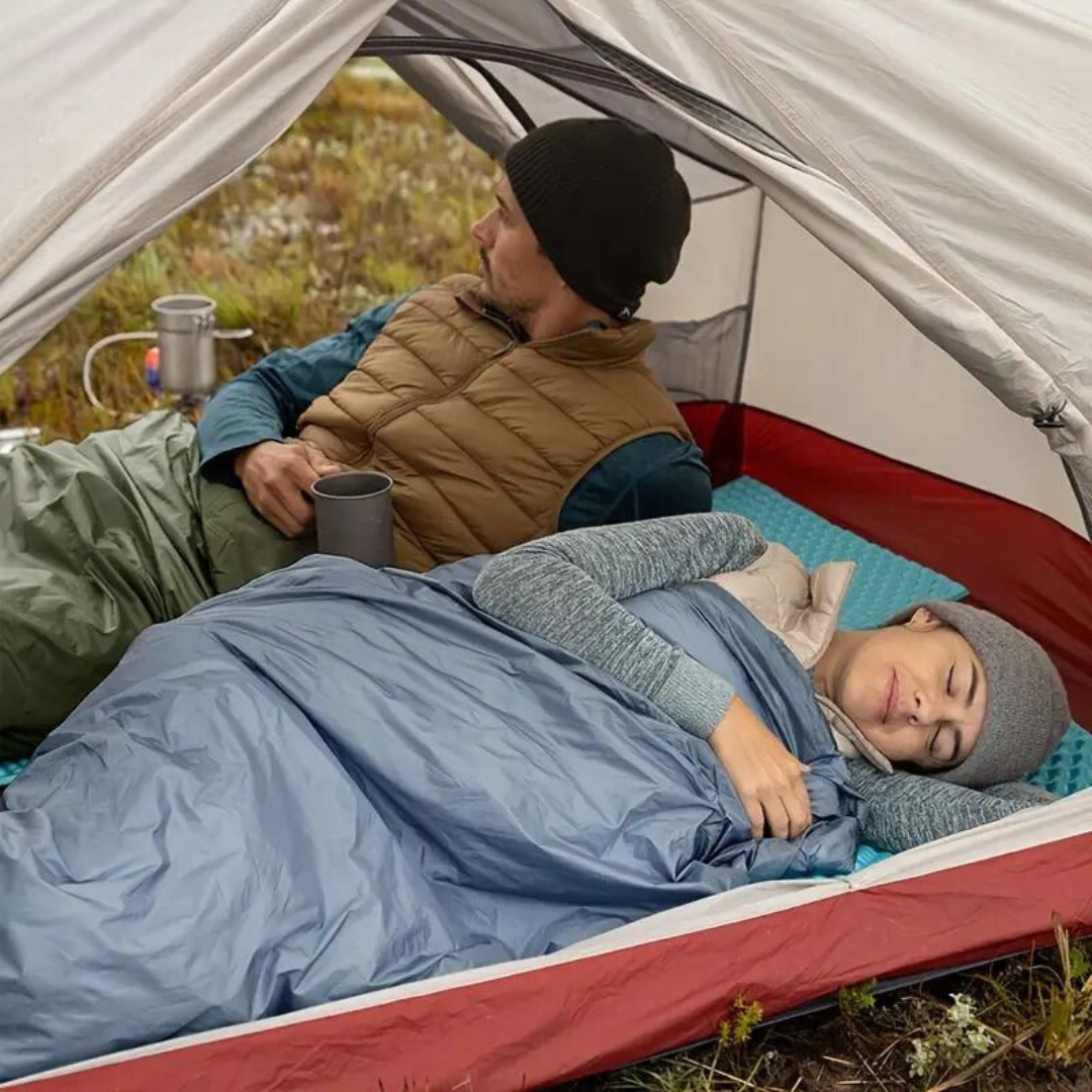 Zomerse slaapzak – Lichtgewicht & compact voor kamperen