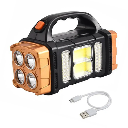 Trektoria – 4-in-1 noodzaklamp met zonne-oplading en powerbank