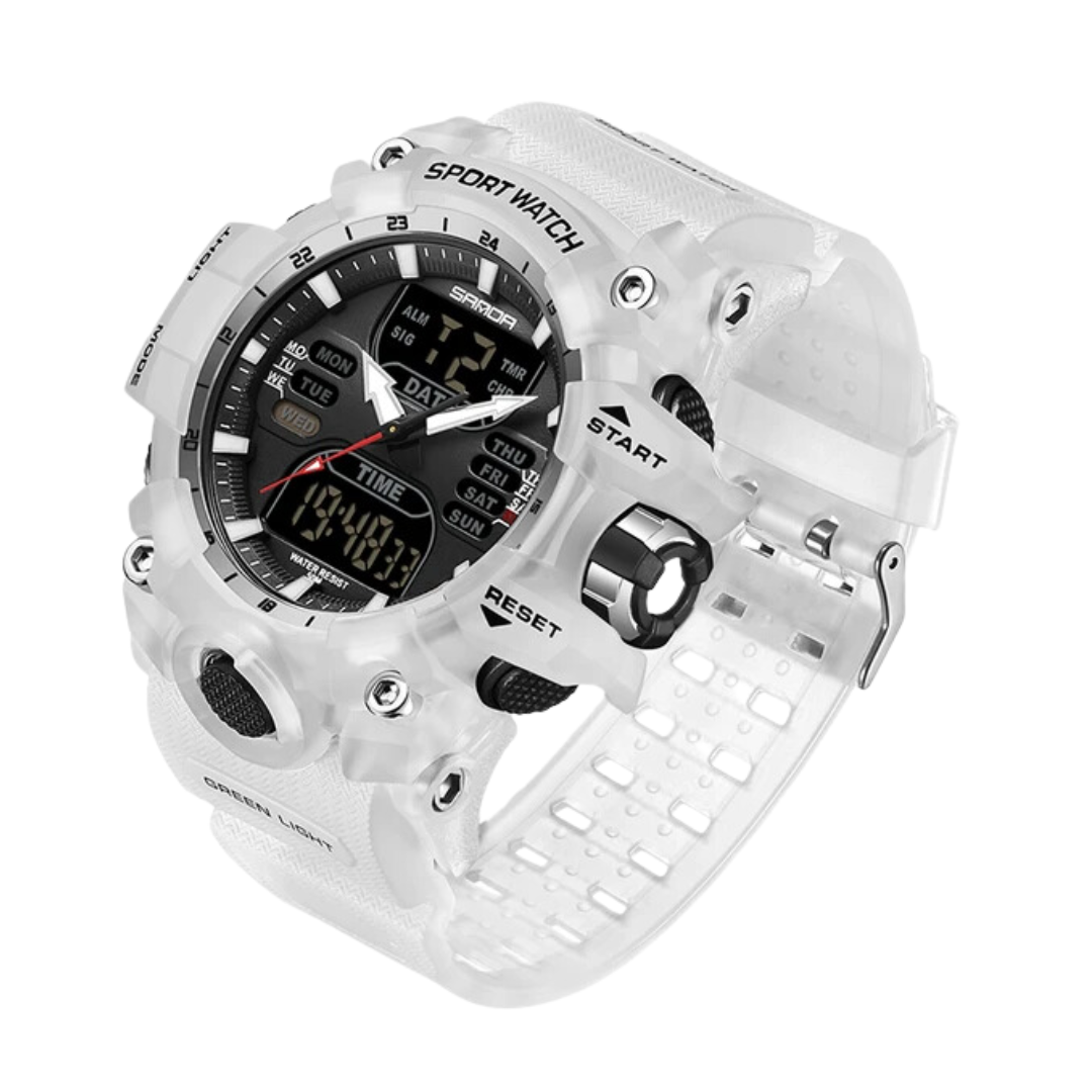 Trektoria – Heren outdoor digitale horloge met schok- en waterbestendigheid