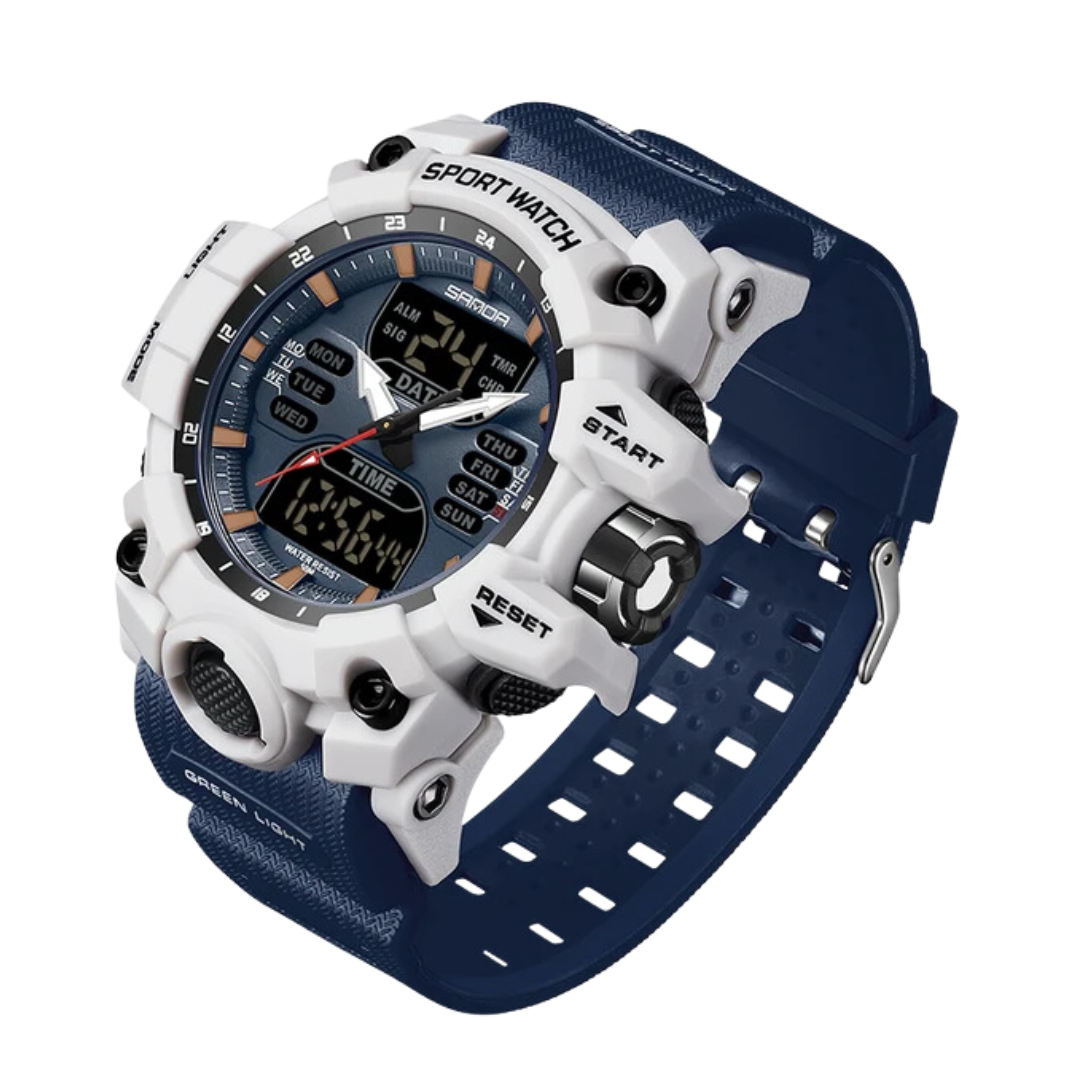 Trektoria – Heren outdoor digitale horloge met schok- en waterbestendigheid