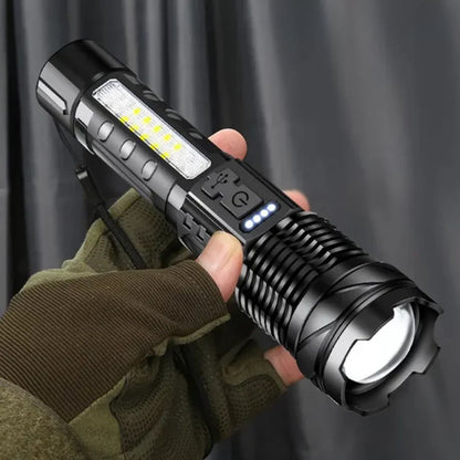 Trektoria – Tactical LED Flashlight with 5000 Lumens and USB Rechargeable Battery