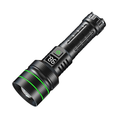 Trektoria – Zoombare LED-zaklamp met langeafstandsbundel en waterdicht ontwerp