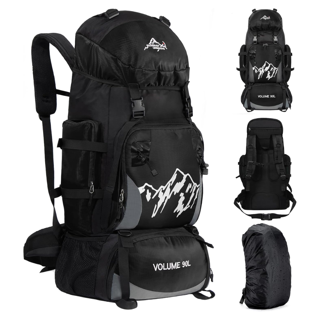 Waterdichte 90L Outdoor Rugzak – Duurzaam & Ruim voor Alle Avonturen