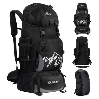Waterdichte 90L Outdoor Rugzak – Duurzaam & Ruim voor Alle Avonturen