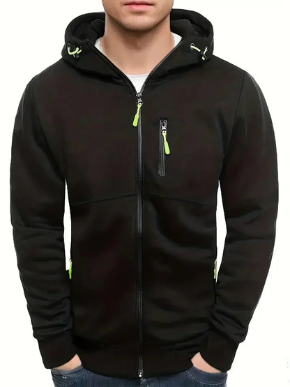 Hoodie met rits voor buitenactiviteiten – Warm, comfortabel en veelzijdig